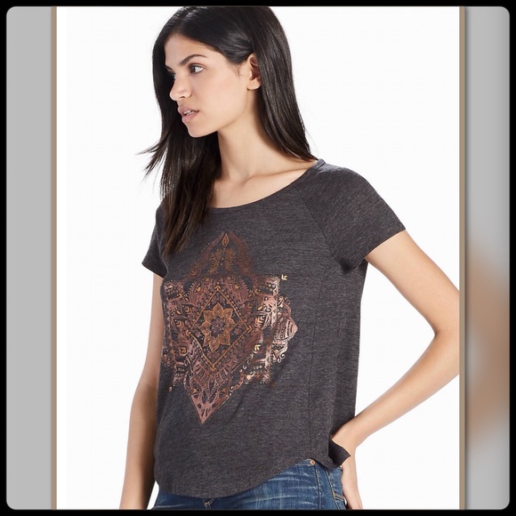 Lucky Brand Tops - Lucky Brand graphic t shirt XS